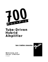 Fender 700-Roc-Pro - Owners Manual 